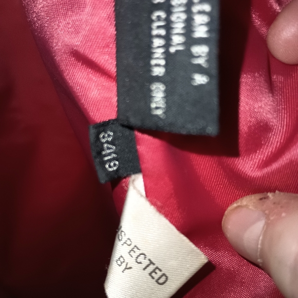 VINTAGE Red fringe jacket with shoulder pads! From the 80s! - Picture 8 of 11